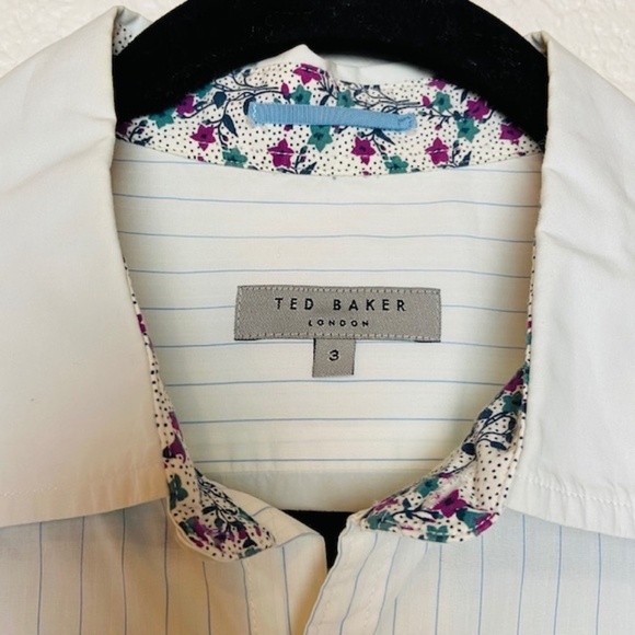 TED BAKER London Long Sleeve Button Down Shirt 3 - Picture 5 of 6